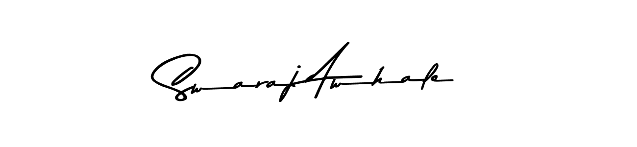 Make a beautiful signature design for name Swaraj Awhale. Use this online signature maker to create a handwritten signature for free. Swaraj Awhale signature style 9 images and pictures png