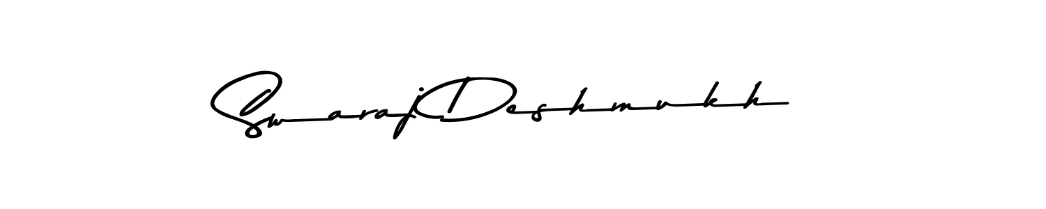 You should practise on your own different ways (Asem Kandis PERSONAL USE) to write your name (Swaraj Deshmukh) in signature. don't let someone else do it for you. Swaraj Deshmukh signature style 9 images and pictures png