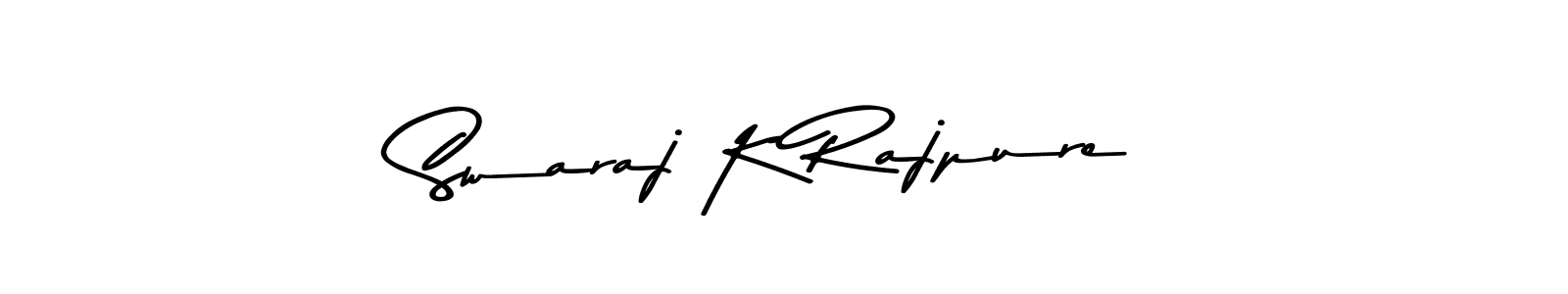 Also we have Swaraj K Rajpure name is the best signature style. Create professional handwritten signature collection using Asem Kandis PERSONAL USE autograph style. Swaraj K Rajpure signature style 9 images and pictures png
