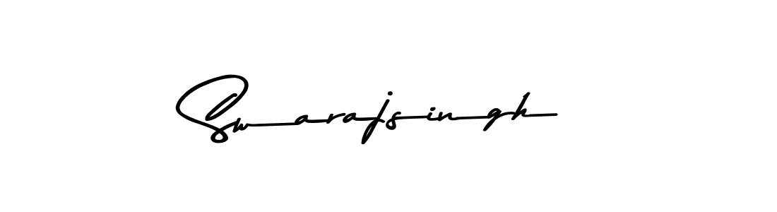 Use a signature maker to create a handwritten signature online. With this signature software, you can design (Asem Kandis PERSONAL USE) your own signature for name Swarajsingh. Swarajsingh signature style 9 images and pictures png