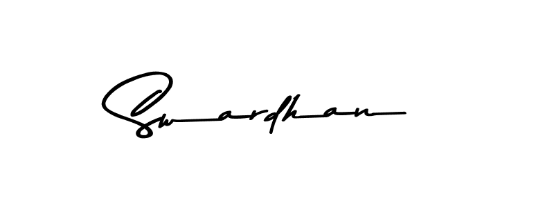 How to make Swardhan signature? Asem Kandis PERSONAL USE is a professional autograph style. Create handwritten signature for Swardhan name. Swardhan signature style 9 images and pictures png