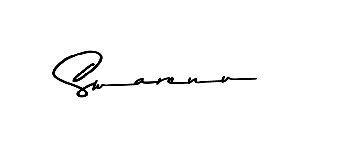 Here are the top 10 professional signature styles for the name Swarenu. These are the best autograph styles you can use for your name. Swarenu signature style 9 images and pictures png