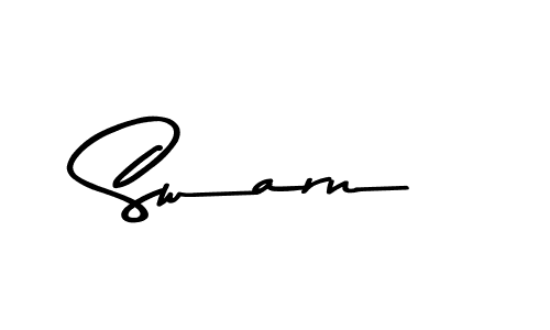 You should practise on your own different ways (Asem Kandis PERSONAL USE) to write your name (Swarn) in signature. don't let someone else do it for you. Swarn signature style 9 images and pictures png