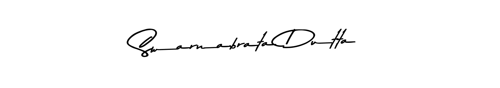 Asem Kandis PERSONAL USE is a professional signature style that is perfect for those who want to add a touch of class to their signature. It is also a great choice for those who want to make their signature more unique. Get Swarnabrata Dutta name to fancy signature for free. Swarnabrata Dutta signature style 9 images and pictures png