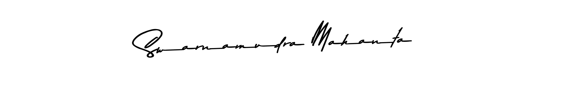 You should practise on your own different ways (Asem Kandis PERSONAL USE) to write your name (Swarnamudra Mahanta) in signature. don't let someone else do it for you. Swarnamudra Mahanta signature style 9 images and pictures png