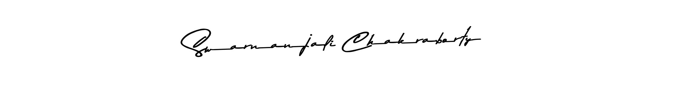 Swarnanjali Chakraborty stylish signature style. Best Handwritten Sign (Asem Kandis PERSONAL USE) for my name. Handwritten Signature Collection Ideas for my name Swarnanjali Chakraborty. Swarnanjali Chakraborty signature style 9 images and pictures png