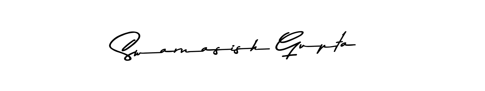 You should practise on your own different ways (Asem Kandis PERSONAL USE) to write your name (Swarnasish Gupta) in signature. don't let someone else do it for you. Swarnasish Gupta signature style 9 images and pictures png