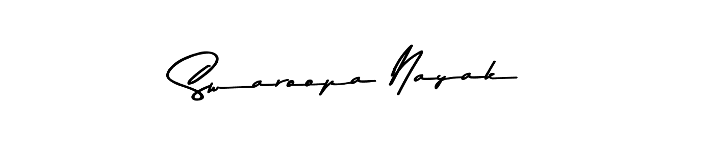 Create a beautiful signature design for name Swaroopa Nayak. With this signature (Asem Kandis PERSONAL USE) fonts, you can make a handwritten signature for free. Swaroopa Nayak signature style 9 images and pictures png