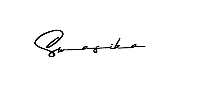 How to make Swasika signature? Asem Kandis PERSONAL USE is a professional autograph style. Create handwritten signature for Swasika name. Swasika signature style 9 images and pictures png