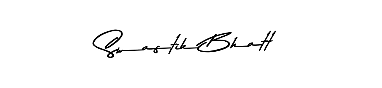 You should practise on your own different ways (Asem Kandis PERSONAL USE) to write your name (Swastik Bhatt) in signature. don't let someone else do it for you. Swastik Bhatt signature style 9 images and pictures png