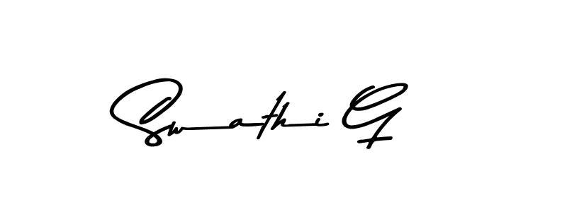 Asem Kandis PERSONAL USE is a professional signature style that is perfect for those who want to add a touch of class to their signature. It is also a great choice for those who want to make their signature more unique. Get Swathi G name to fancy signature for free. Swathi G signature style 9 images and pictures png