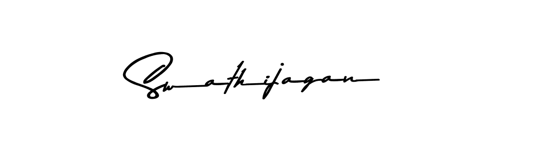 Make a beautiful signature design for name Swathijagan. With this signature (Asem Kandis PERSONAL USE) style, you can create a handwritten signature for free. Swathijagan signature style 9 images and pictures png