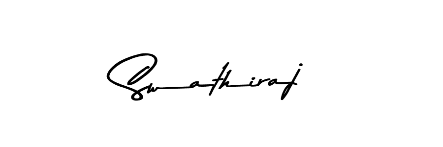 Design your own signature with our free online signature maker. With this signature software, you can create a handwritten (Asem Kandis PERSONAL USE) signature for name Swathiraj. Swathiraj signature style 9 images and pictures png