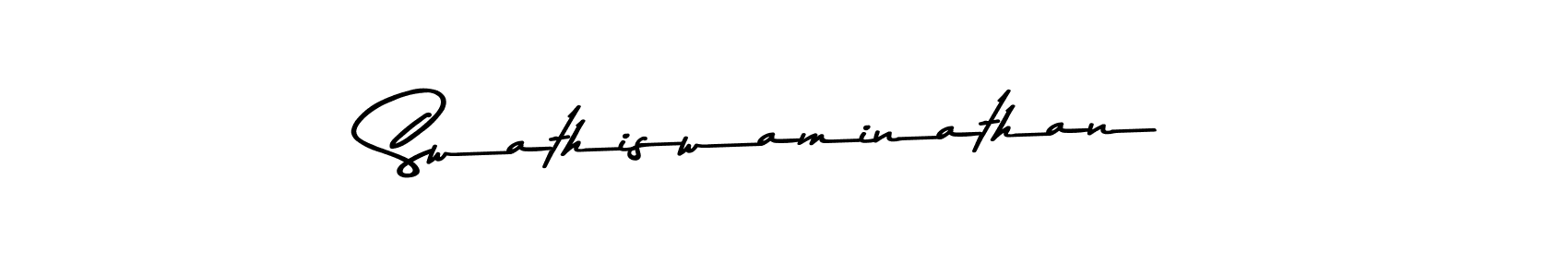 Similarly Asem Kandis PERSONAL USE is the best handwritten signature design. Signature creator online .You can use it as an online autograph creator for name Swathiswaminathan. Swathiswaminathan signature style 9 images and pictures png