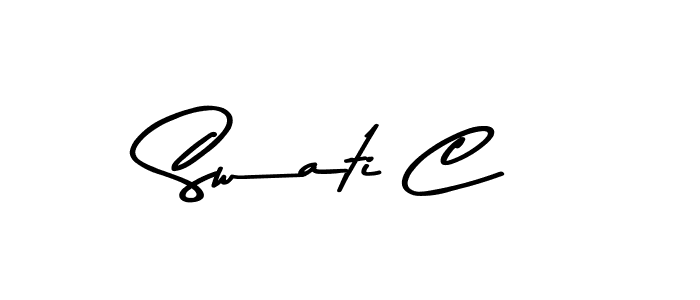 You can use this online signature creator to create a handwritten signature for the name Swati C. This is the best online autograph maker. Swati C signature style 9 images and pictures png