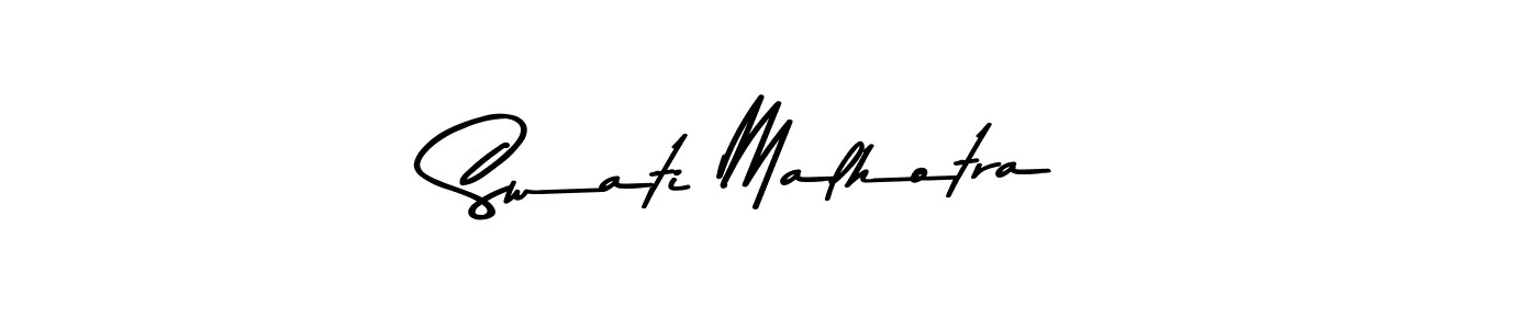 You should practise on your own different ways (Asem Kandis PERSONAL USE) to write your name (Swati Malhotra) in signature. don't let someone else do it for you. Swati Malhotra signature style 9 images and pictures png