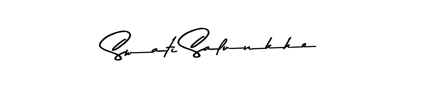 Similarly Asem Kandis PERSONAL USE is the best handwritten signature design. Signature creator online .You can use it as an online autograph creator for name Swati Salunkhe. Swati Salunkhe signature style 9 images and pictures png