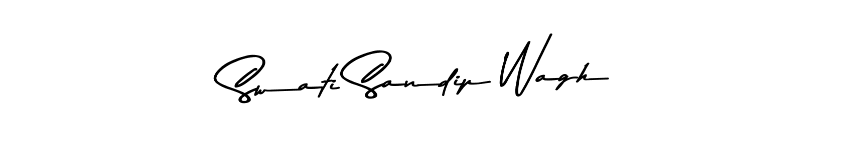 Design your own signature with our free online signature maker. With this signature software, you can create a handwritten (Asem Kandis PERSONAL USE) signature for name Swati Sandip Wagh. Swati Sandip Wagh signature style 9 images and pictures png