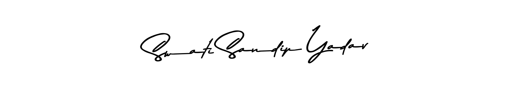 How to make Swati Sandip Yadav signature? Asem Kandis PERSONAL USE is a professional autograph style. Create handwritten signature for Swati Sandip Yadav name. Swati Sandip Yadav signature style 9 images and pictures png