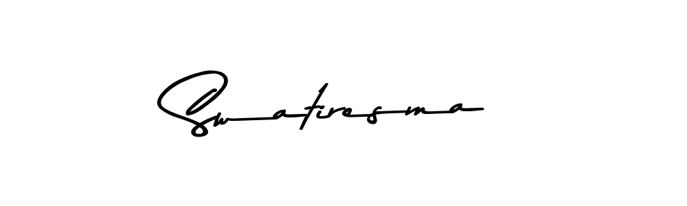 The best way (Asem Kandis PERSONAL USE) to make a short signature is to pick only two or three words in your name. The name Swatiresma include a total of six letters. For converting this name. Swatiresma signature style 9 images and pictures png