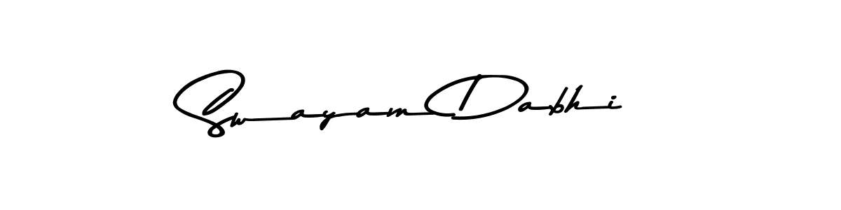 It looks lik you need a new signature style for name Swayam Dabhi. Design unique handwritten (Asem Kandis PERSONAL USE) signature with our free signature maker in just a few clicks. Swayam Dabhi signature style 9 images and pictures png