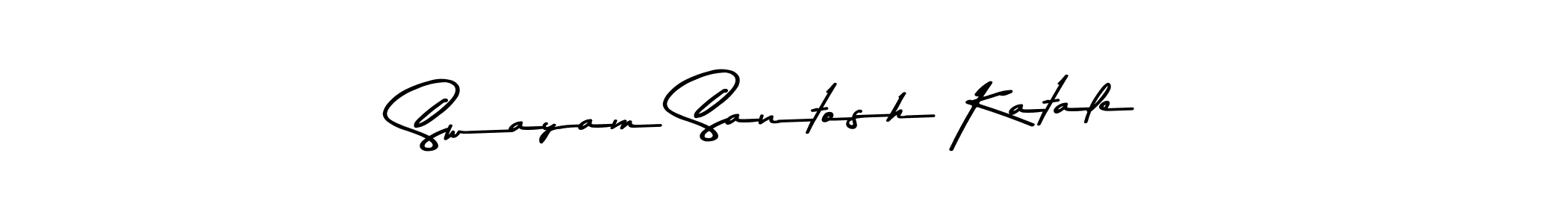 Swayam Santosh Katale stylish signature style. Best Handwritten Sign (Asem Kandis PERSONAL USE) for my name. Handwritten Signature Collection Ideas for my name Swayam Santosh Katale. Swayam Santosh Katale signature style 9 images and pictures png