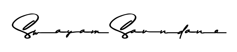 Quickly download Swayam Saundane name signature in high-resolution PNG using Asem Kandis PERSONAL USE style. Ready to insert into PDFs and online applications. Swayam Saundane signature style 9 images and pictures png