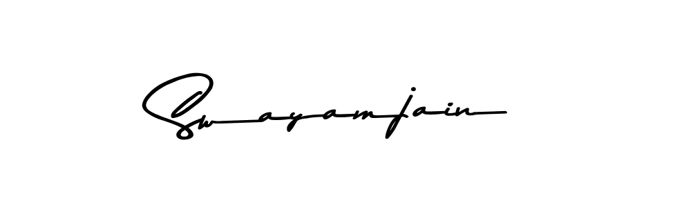 You can use this online signature creator to create a handwritten signature for the name Swayamjain. This is the best online autograph maker. Swayamjain signature style 9 images and pictures png