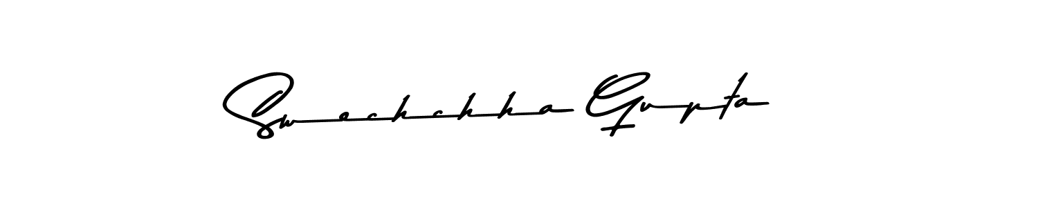 if you are searching for the best signature style for your name Swechchha Gupta. so please give up your signature search. here we have designed multiple signature styles  using Asem Kandis PERSONAL USE. Swechchha Gupta signature style 9 images and pictures png