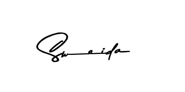 Design your own signature with our free online signature maker. With this signature software, you can create a handwritten (Asem Kandis PERSONAL USE) signature for name Sweida. Sweida signature style 9 images and pictures png
