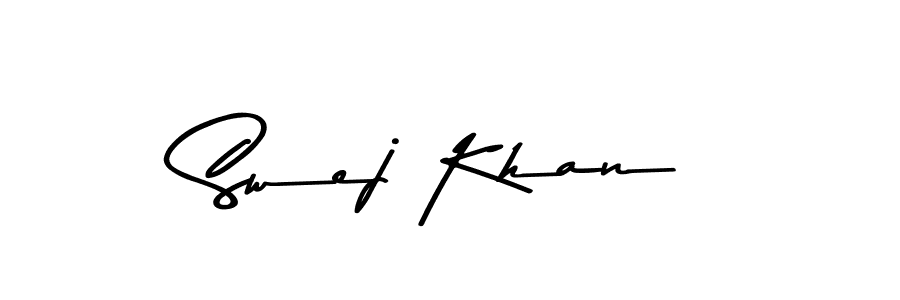 The best way (Asem Kandis PERSONAL USE) to make a short signature is to pick only two or three words in your name. The name Swej Khan include a total of six letters. For converting this name. Swej Khan signature style 9 images and pictures png