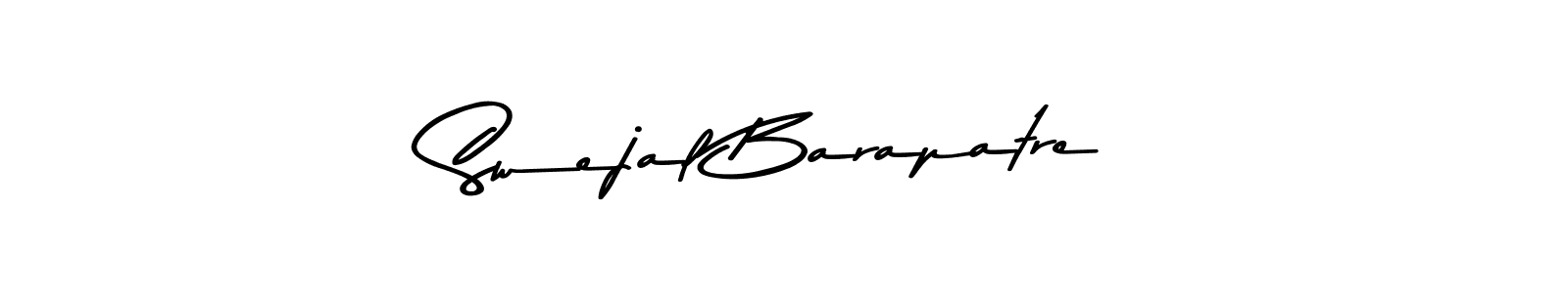 Make a beautiful signature design for name Swejal Barapatre. Use this online signature maker to create a handwritten signature for free. Swejal Barapatre signature style 9 images and pictures png
