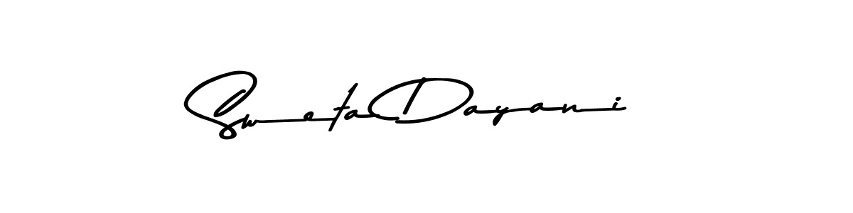 How to make Sweta Dayani signature? Asem Kandis PERSONAL USE is a professional autograph style. Create handwritten signature for Sweta Dayani name. Sweta Dayani signature style 9 images and pictures png