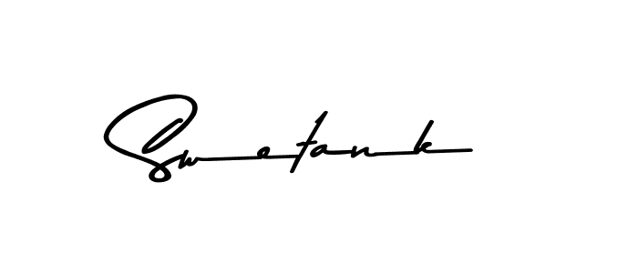 Design your own signature with our free online signature maker. With this signature software, you can create a handwritten (Asem Kandis PERSONAL USE) signature for name Swetank. Swetank signature style 9 images and pictures png