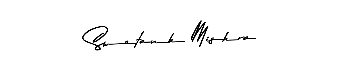 Create a beautiful signature design for name Swetank Mishra. With this signature (Asem Kandis PERSONAL USE) fonts, you can make a handwritten signature for free. Swetank Mishra signature style 9 images and pictures png