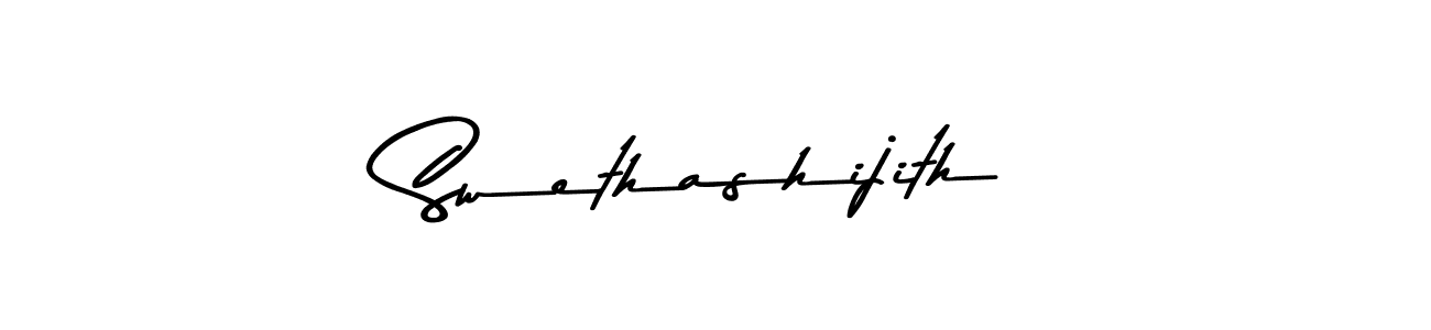 Swethashijith stylish signature style. Best Handwritten Sign (Asem Kandis PERSONAL USE) for my name. Handwritten Signature Collection Ideas for my name Swethashijith. Swethashijith signature style 9 images and pictures png