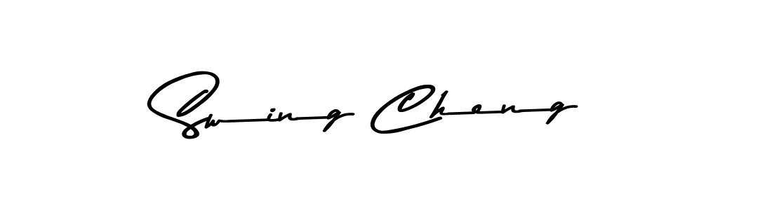 How to make Swing Cheng signature? Asem Kandis PERSONAL USE is a professional autograph style. Create handwritten signature for Swing Cheng name. Swing Cheng signature style 9 images and pictures png