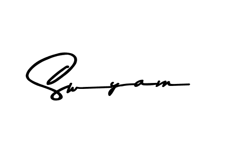 This is the best signature style for the Swyam name. Also you like these signature font (Asem Kandis PERSONAL USE). Mix name signature. Swyam signature style 9 images and pictures png