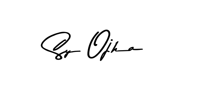 Use a signature maker to create a handwritten signature online. With this signature software, you can design (Asem Kandis PERSONAL USE) your own signature for name Sy Ojha. Sy Ojha signature style 9 images and pictures png