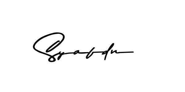 Use a signature maker to create a handwritten signature online. With this signature software, you can design (Asem Kandis PERSONAL USE) your own signature for name Syafdn. Syafdn signature style 9 images and pictures png