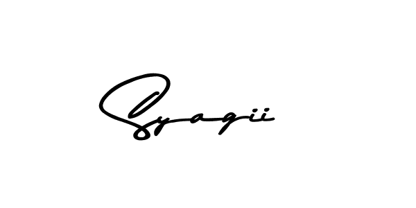 Syagii stylish signature style. Best Handwritten Sign (Asem Kandis PERSONAL USE) for my name. Handwritten Signature Collection Ideas for my name Syagii. Syagii signature style 9 images and pictures png