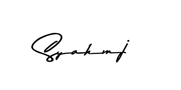 Syahmj stylish signature style. Best Handwritten Sign (Asem Kandis PERSONAL USE) for my name. Handwritten Signature Collection Ideas for my name Syahmj. Syahmj signature style 9 images and pictures png