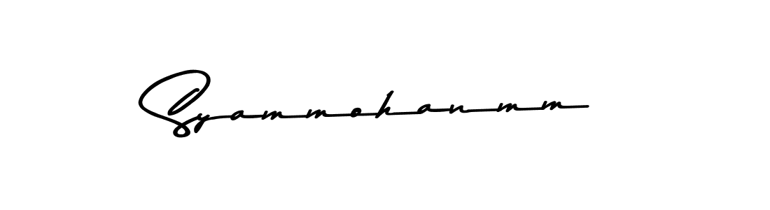 if you are searching for the best signature style for your name Syammohanmm. so please give up your signature search. here we have designed multiple signature styles  using Asem Kandis PERSONAL USE. Syammohanmm signature style 9 images and pictures png