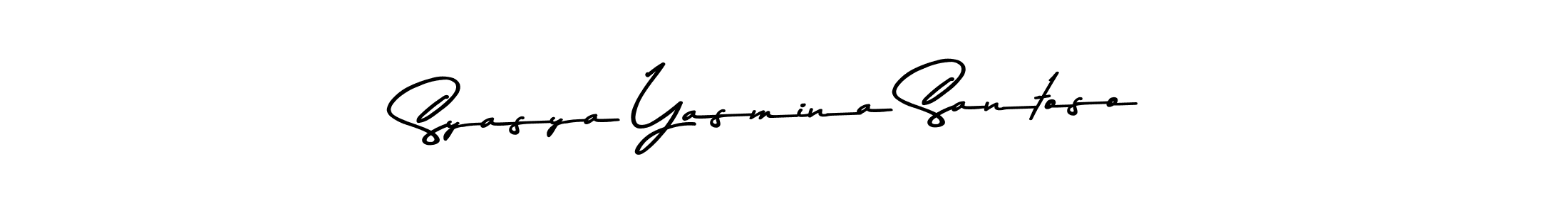 Asem Kandis PERSONAL USE is a professional signature style that is perfect for those who want to add a touch of class to their signature. It is also a great choice for those who want to make their signature more unique. Get Syasya Yasmina Santoso name to fancy signature for free. Syasya Yasmina Santoso signature style 9 images and pictures png