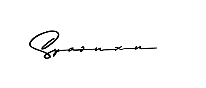 Here are the top 10 professional signature styles for the name Syaznxn. These are the best autograph styles you can use for your name. Syaznxn signature style 9 images and pictures png