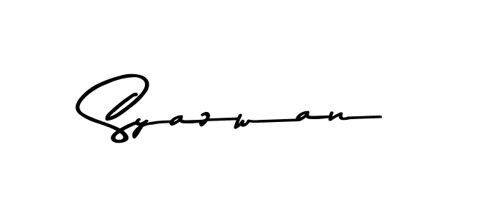 You should practise on your own different ways (Asem Kandis PERSONAL USE) to write your name (Syazwan) in signature. don't let someone else do it for you. Syazwan signature style 9 images and pictures png