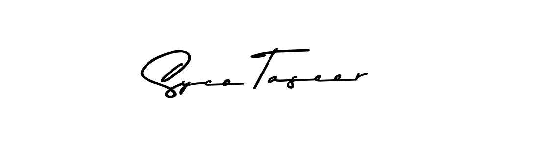 Also You can easily find your signature by using the search form. We will create Syco Taseer name handwritten signature images for you free of cost using Asem Kandis PERSONAL USE sign style. Syco Taseer signature style 9 images and pictures png