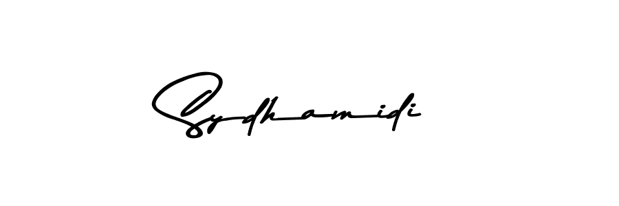 This is the best signature style for the Sydhamidi name. Also you like these signature font (Asem Kandis PERSONAL USE). Mix name signature. Sydhamidi signature style 9 images and pictures png