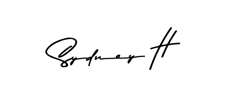 How to Draw Sydney H signature style? Asem Kandis PERSONAL USE is a latest design signature styles for name Sydney H. Sydney H signature style 9 images and pictures png