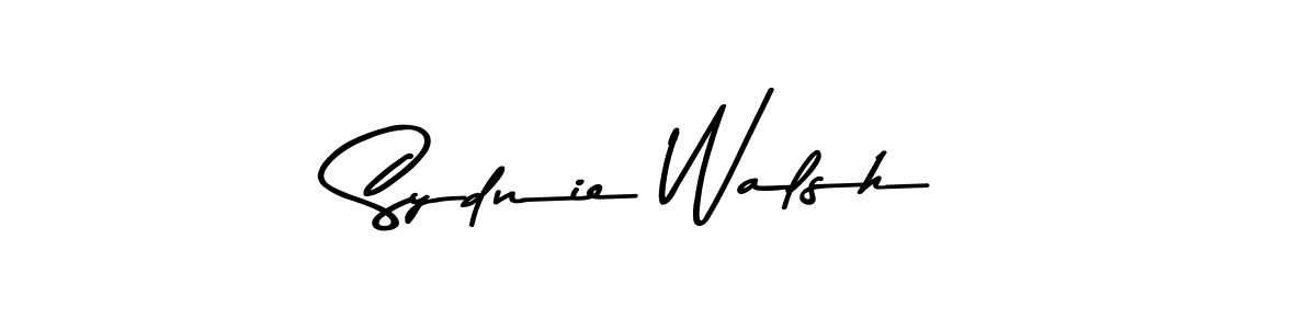Make a beautiful signature design for name Sydnie Walsh. Use this online signature maker to create a handwritten signature for free. Sydnie Walsh signature style 9 images and pictures png